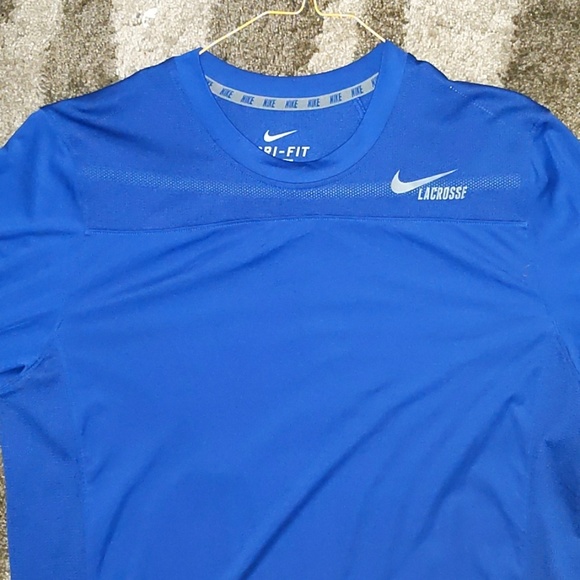 Men's Nike Lacrosse long sleeve Dri-Fit shirt - Picture 1 of 5